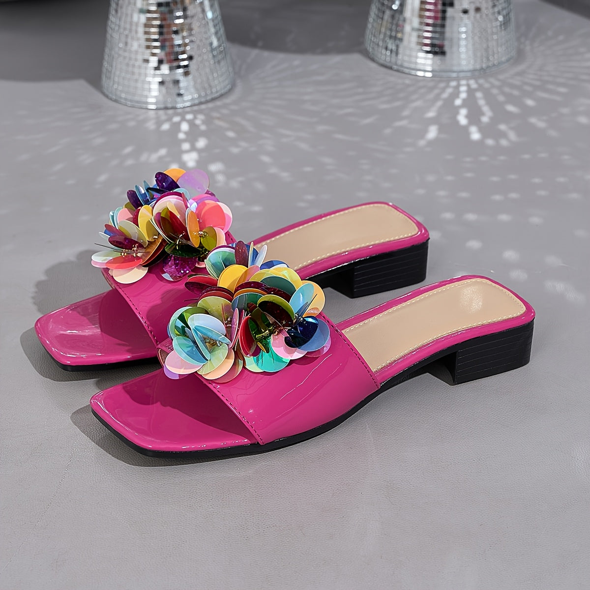 Elegant Women'S Candy-Colored 3D Decorative Sandals, Women Shoes