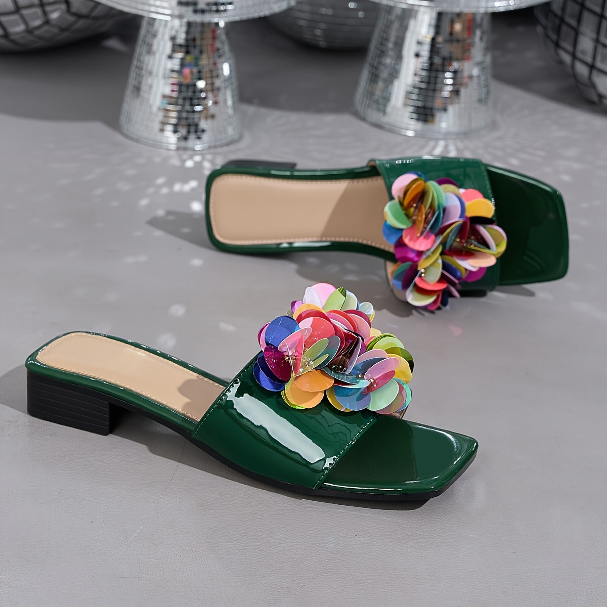 Elegant Women'S Candy-Colored 3D Decorative Sandals, Women Shoes
