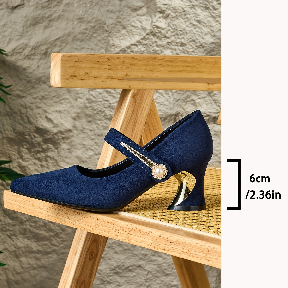 Elegant Women'S Casual Pointed Toe High-Heeled Mules, Comfortable Chunky Heel Versatile Style, Suitable for Travel, Outdoor Wear, And Night Club Parties., Women Shoes