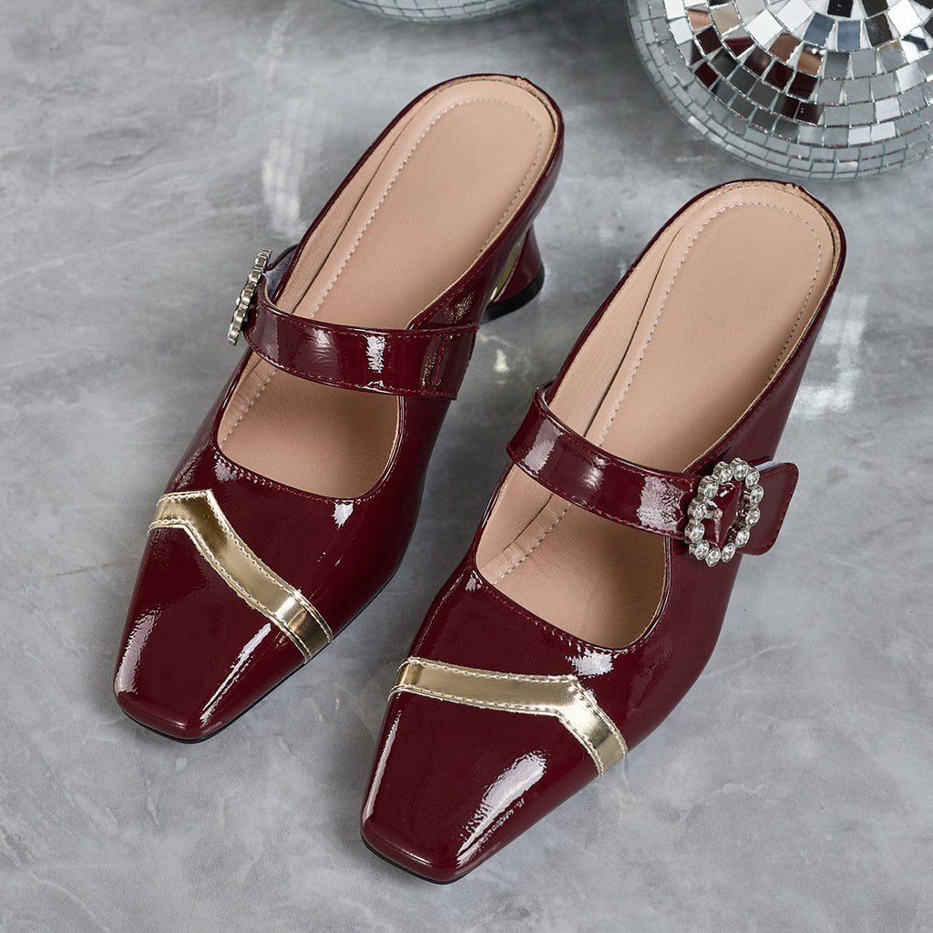 Elegant Women'S High-Heeled Sandals with Chunky Square Toes, Perfect for Weddings, Dances, Parties, And Casual Outings., Women Shoes