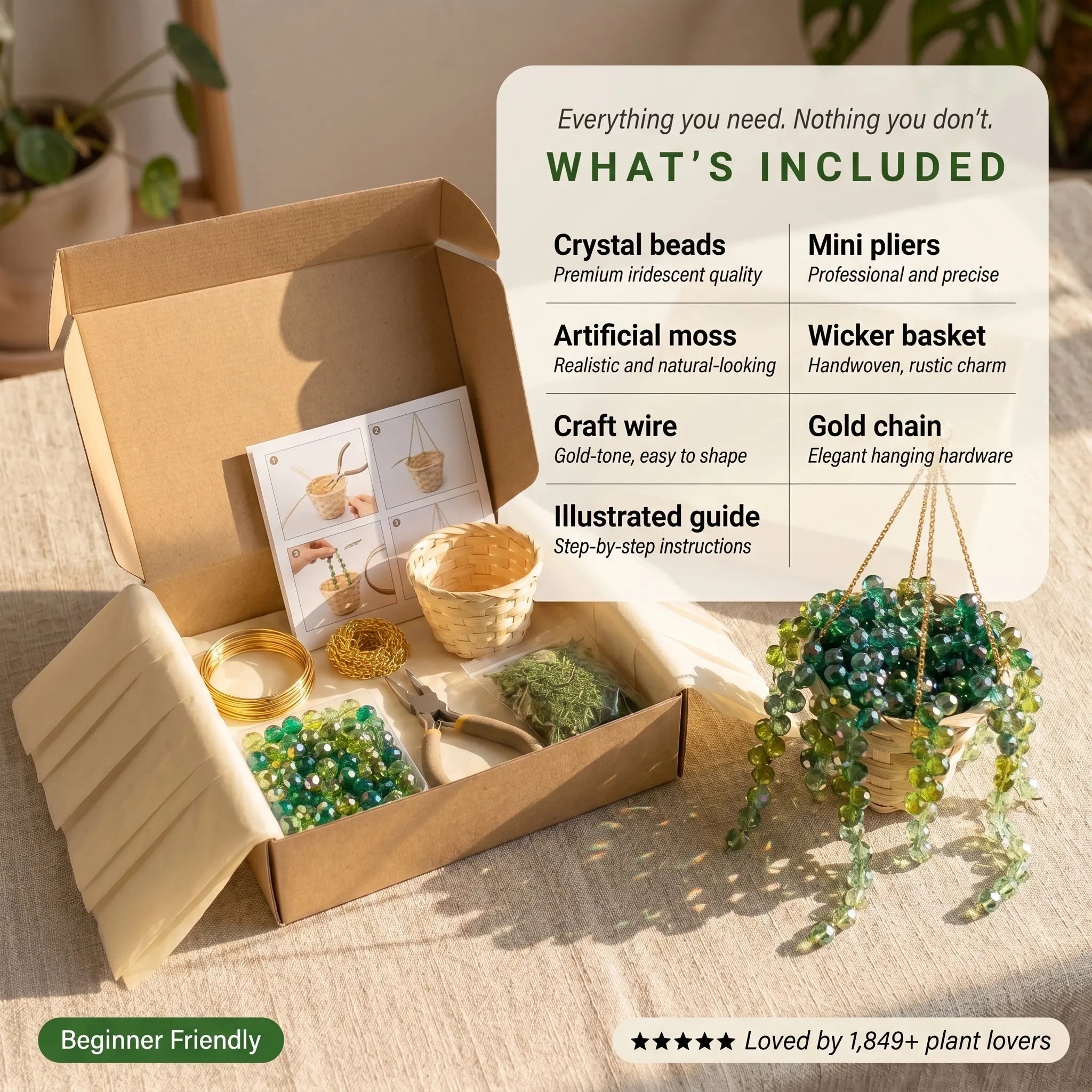 Plant Suncatcher DIY Kit