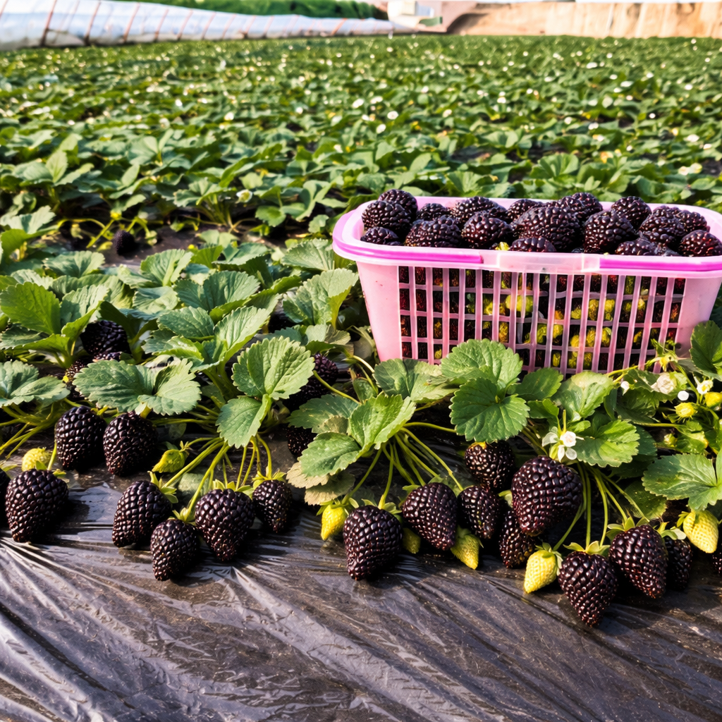 Giant Black Diamond Strawberries Seeds – Sweet. Nutrient-Rich & Easy to Grow at Home