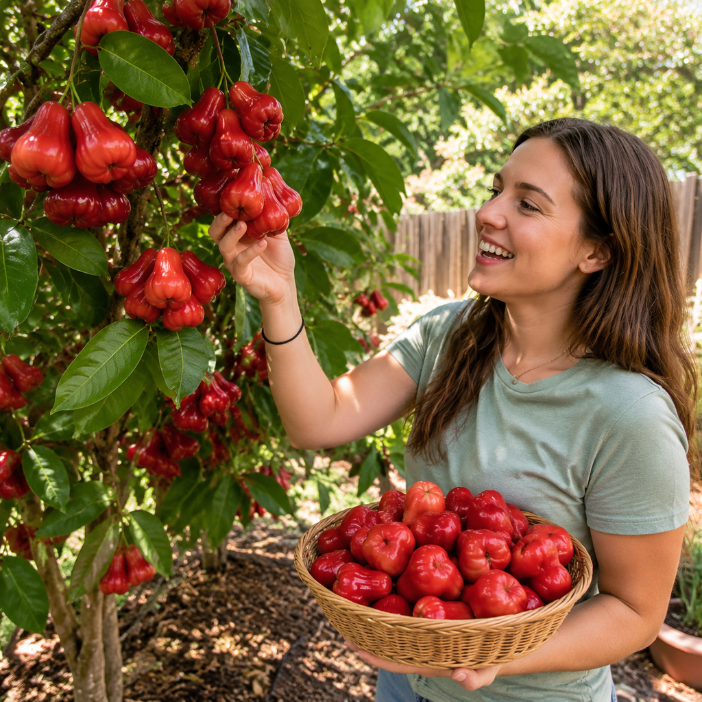 Live Wax Apple Tree Starter – Sweet. Crisp Tropical Fruit