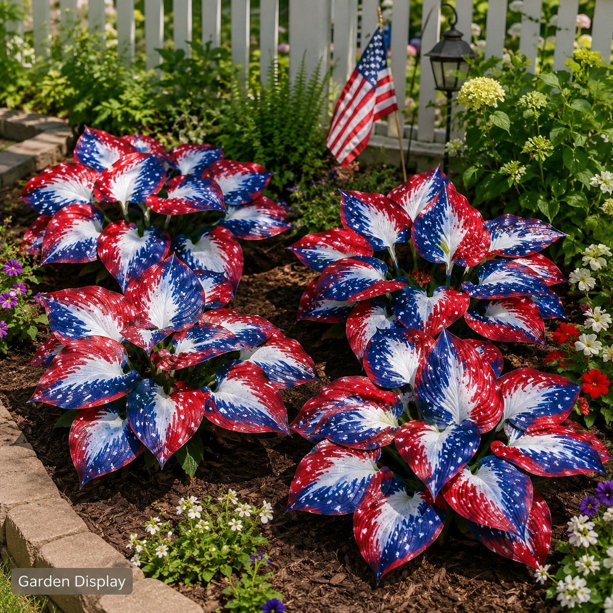 🔥Celebrate America's 250th 🌱UV Resistant Artificial Independence Day Hosta Decor suit🇺🇸