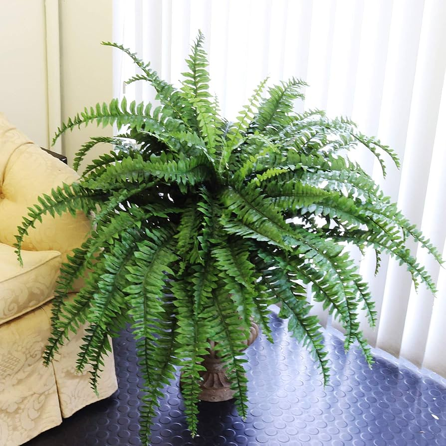 🌱 UV Resistant Ferns Artificial Plants Large for Planters. Office & Home Decor. Outdoor & Indoor