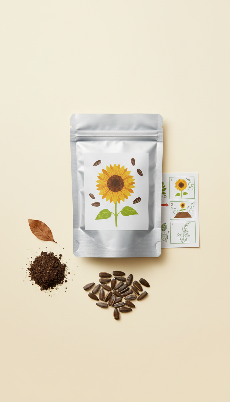 Sunflower Seeds With Foil Pouch