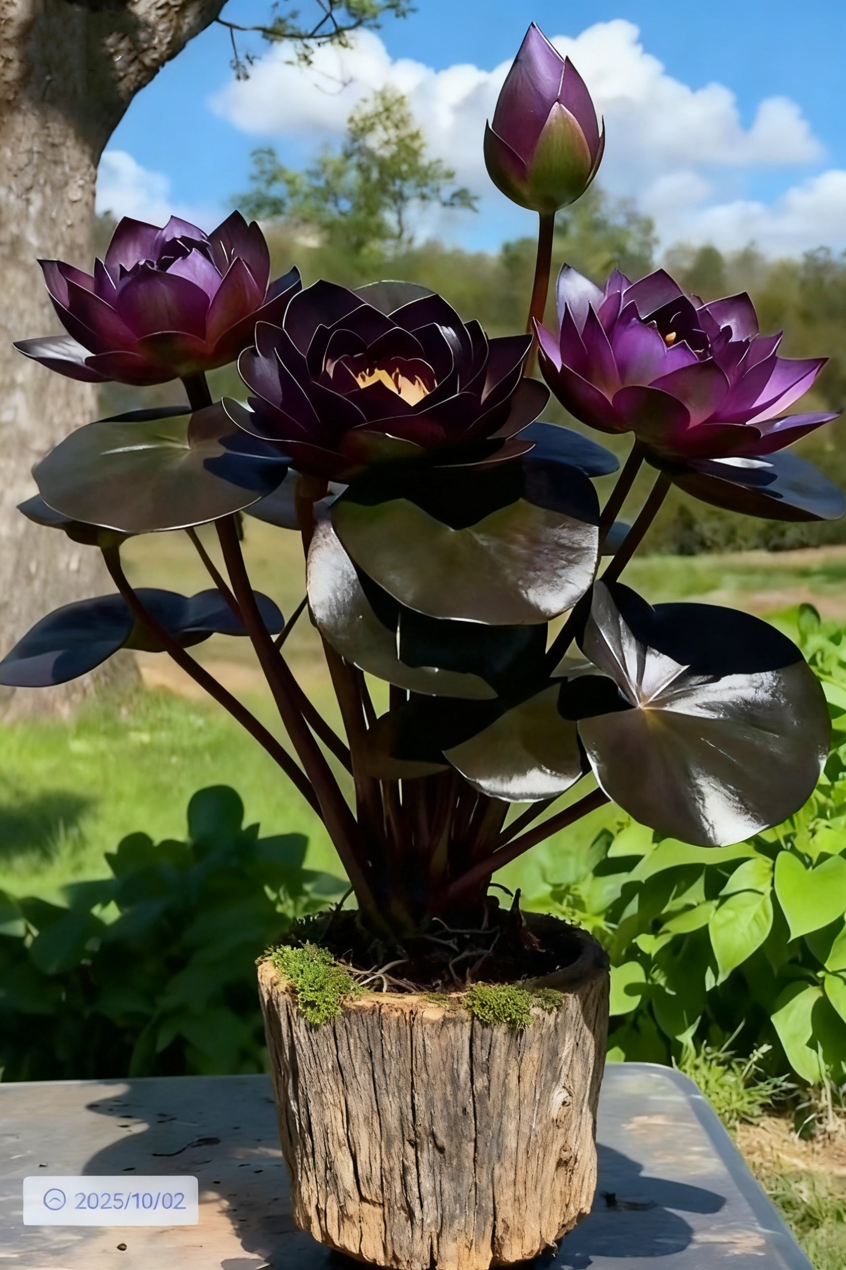 🌌💜 Shadow Essence Lotus – A Rare Beauty for Your Garden 🌸