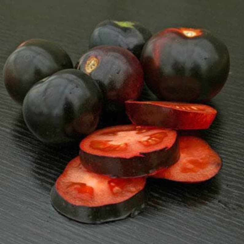 50/100 Organic Indigo Rose Tomato Seeds. Heirloom. Non-GMO. Solanum Lycopersicum