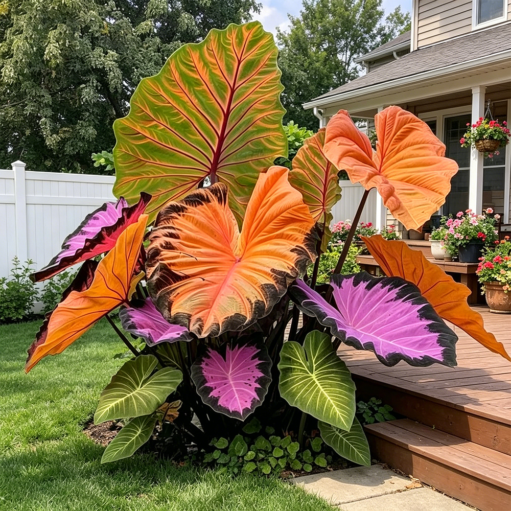 🌈 Giant Caladium Bulbs 🎊The color wizard that creates a dream garden 🌿✨