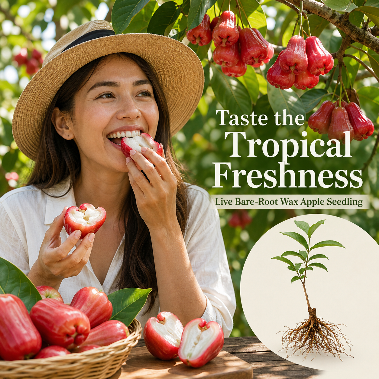 Live Wax Apple Tree Starter – Sweet. Crisp Tropical Fruit
