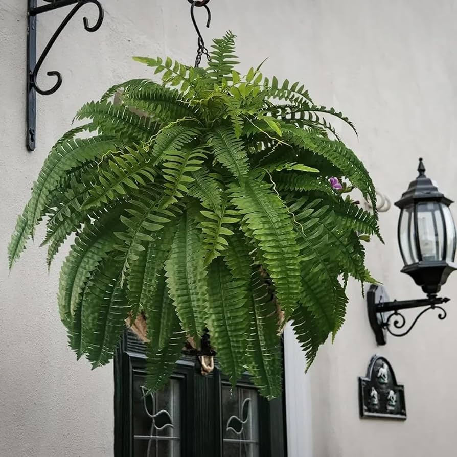 🌱 UV Resistant Ferns Artificial Plants Large for Planters. Office & Home Decor. Outdoor & Indoor