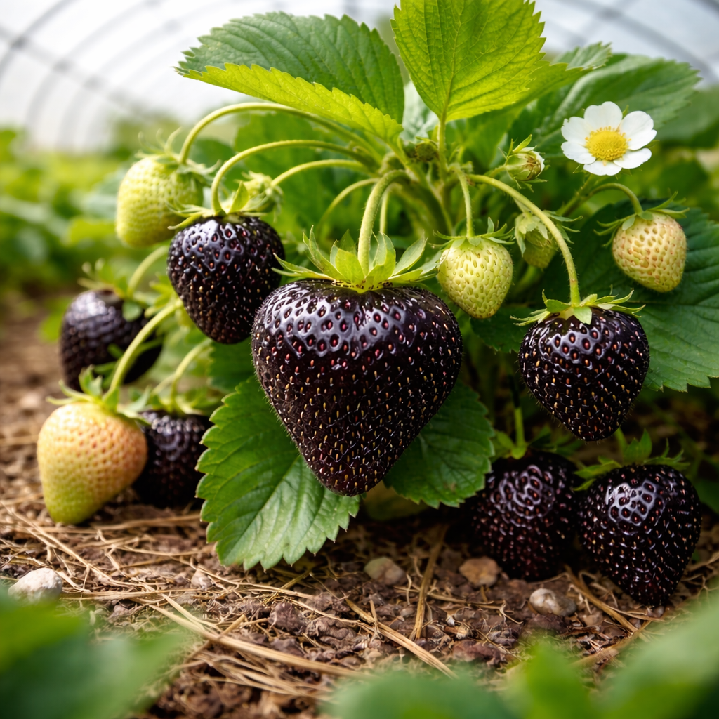 🍓Giant Black Diamond Strawberries Seeds – Sweet. Nutrient-Rich & Easy to Grow at Home
