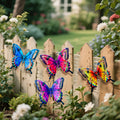 🦋Handmade Iron Butterfly Garden Decor – 4 Color Set