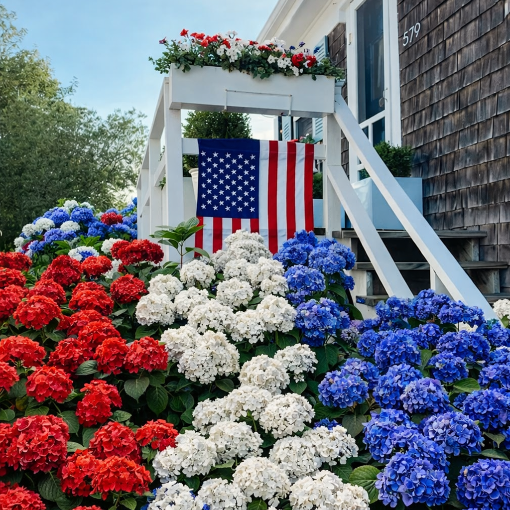🔥 Limited Edition! Red. White & Blue Hydrangeas for America's 250th 🇺🇸