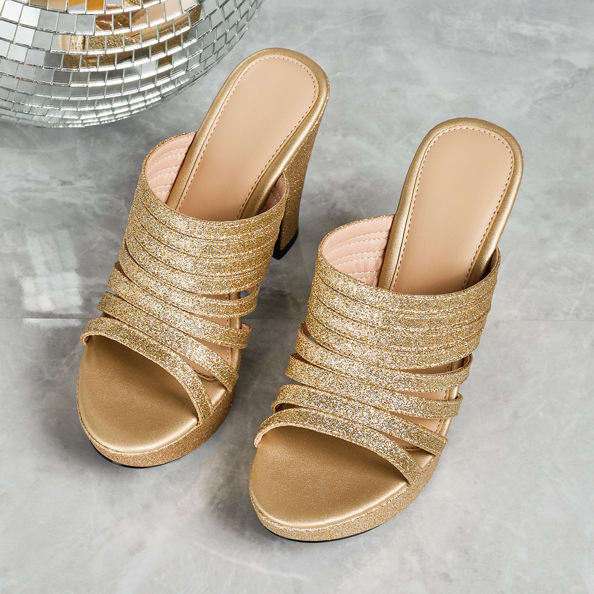 Elegant Comfortable High-Heeled Sandals for Women | Open-Toed, Parties, Proms, Outdoor, Travel, Any Occasion