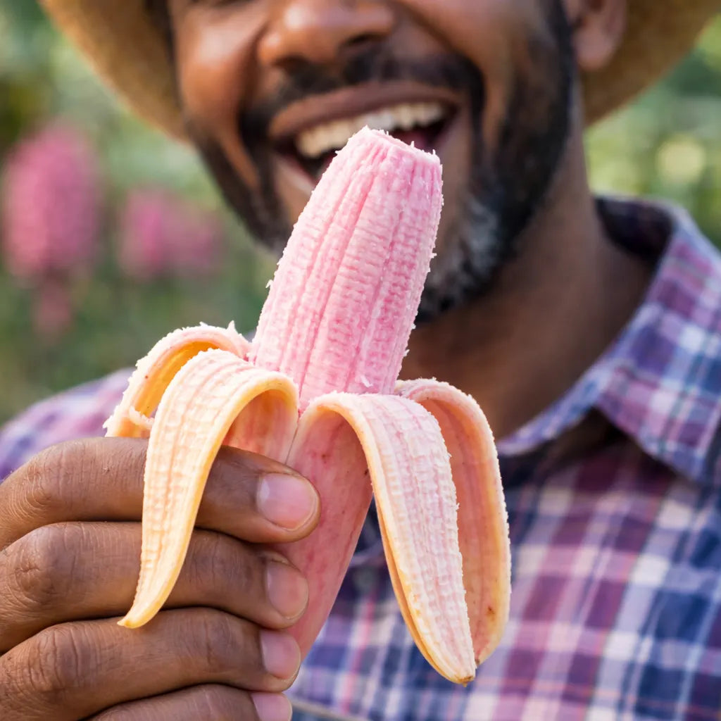 Premium Pink Banana Seeds – Sweet. Nutrient-Rich & Fast-Growing Tropical Variety