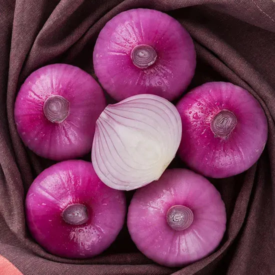Organic Purple Onions – Fresh. Flavorful. and Full of Benefits! 🌱