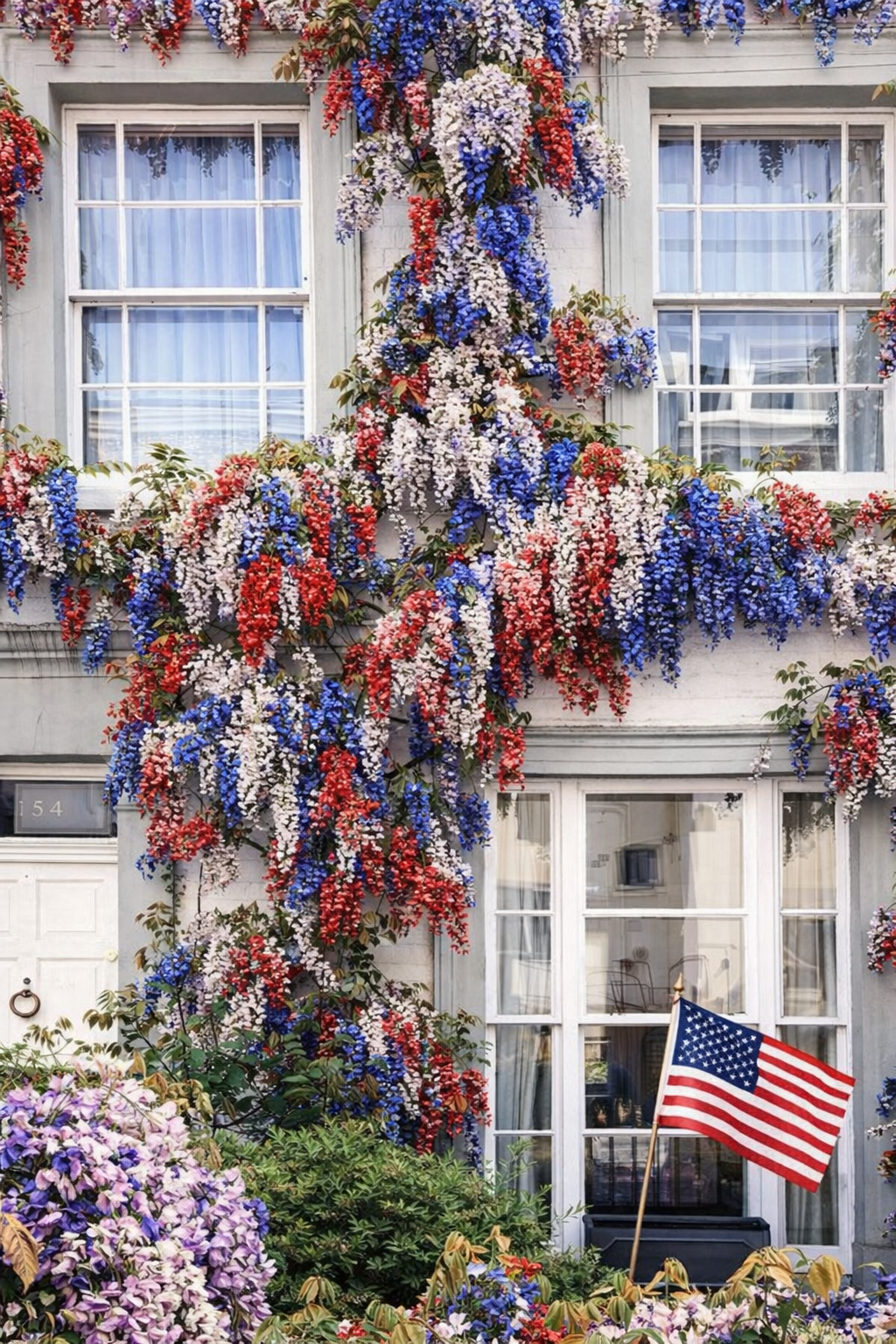 🇺🇸 Celebrate America's 250th with Red. White & Blue Wisteria Seeds 🌸