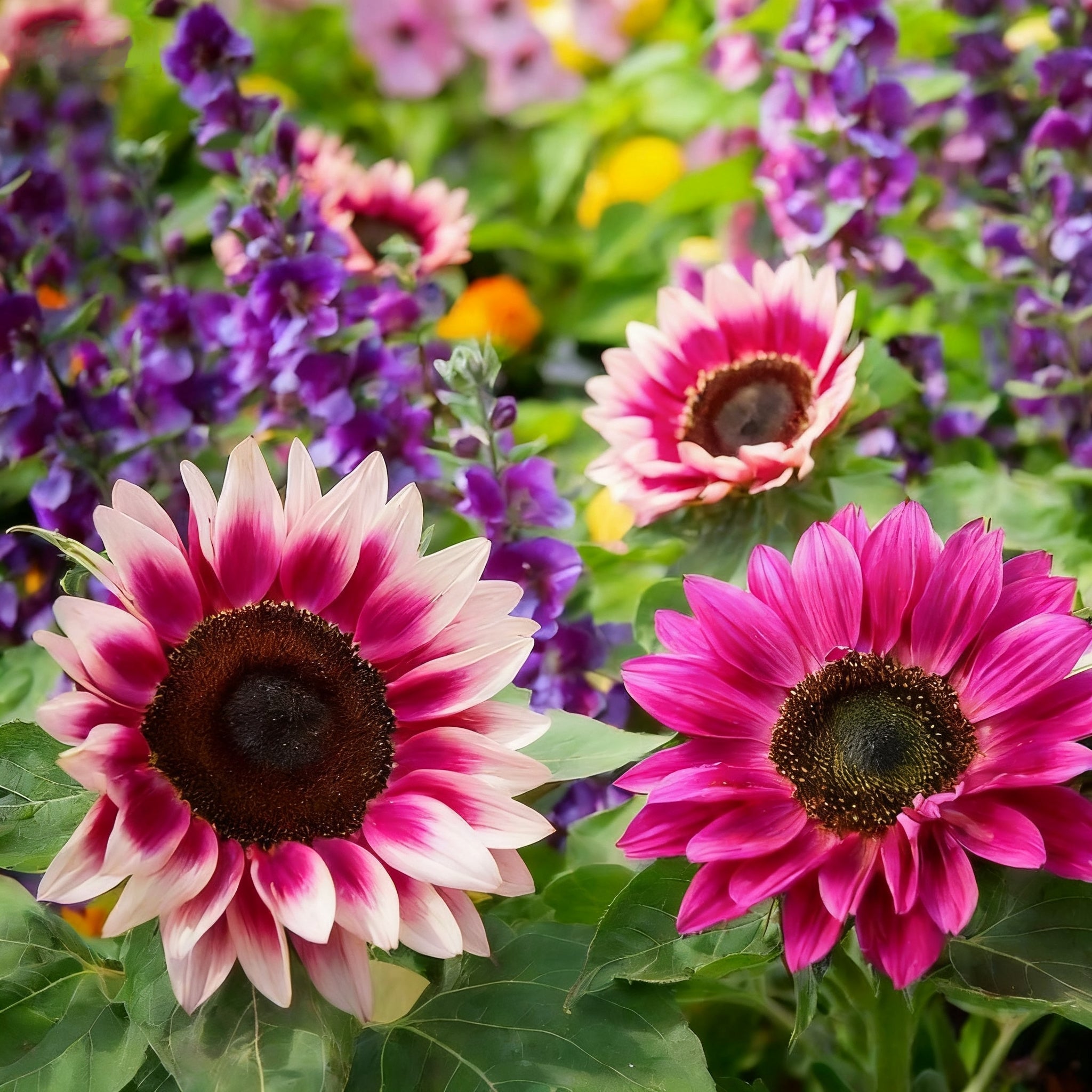 🌌🔥 Blue Flame Sunflower Seeds – The Rarest Sunflower You'll Ever Grow! 🌻