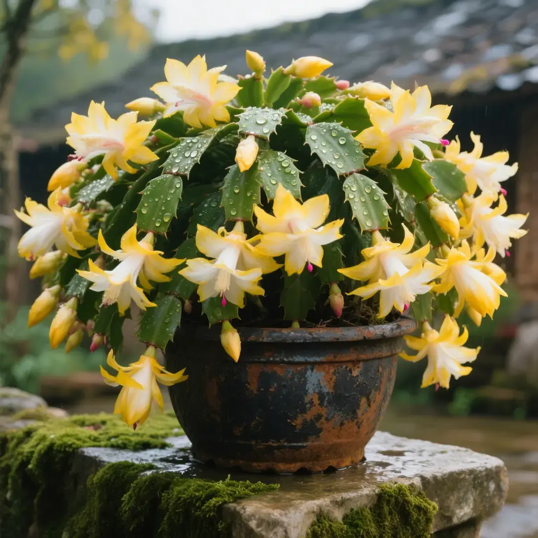 🌸 Mix Colors Schlumbergera Seeds – Easy-Care Blooms in Every Shade. Even in Winter ❄️🌈