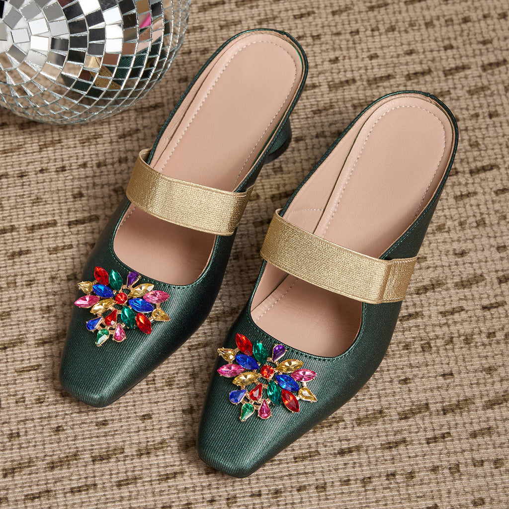 Elegant Women's High Heel Sandals, Fashionable Non-Tiring Thick Heel Slippers with Toe Cover, Suitable for Weddings, Balls, Parties, Casual Outdoor Wear, Women Shoes
