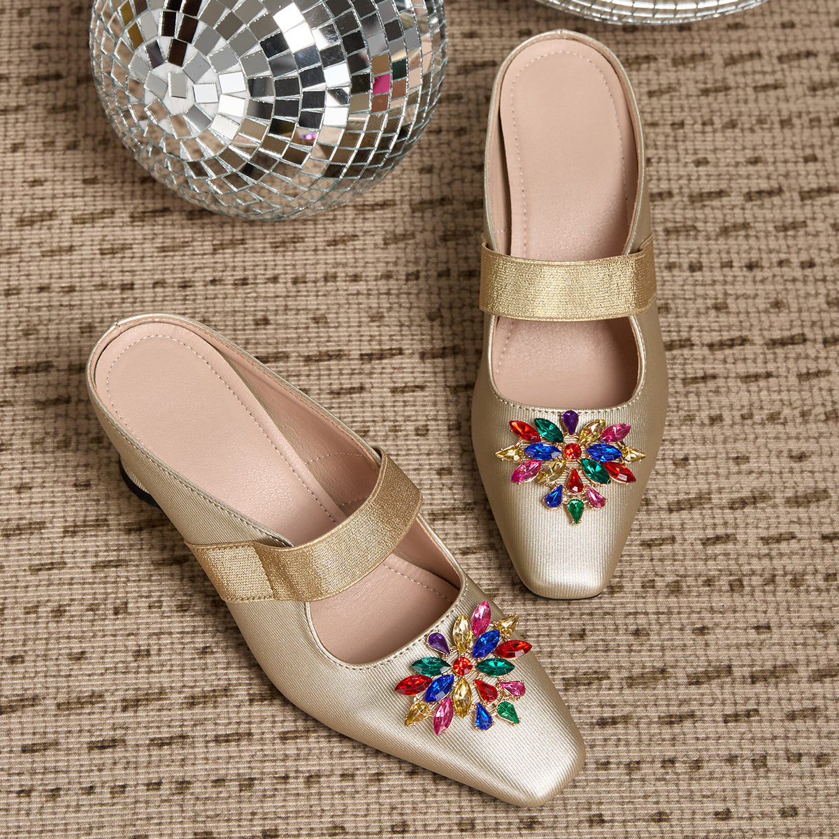 Elegant Women's High Heel Sandals, Fashionable Non-Tiring Thick Heel Slippers with Toe Cover, Suitable for Weddings, Balls, Parties, Casual Outdoor Wear, Women Shoes