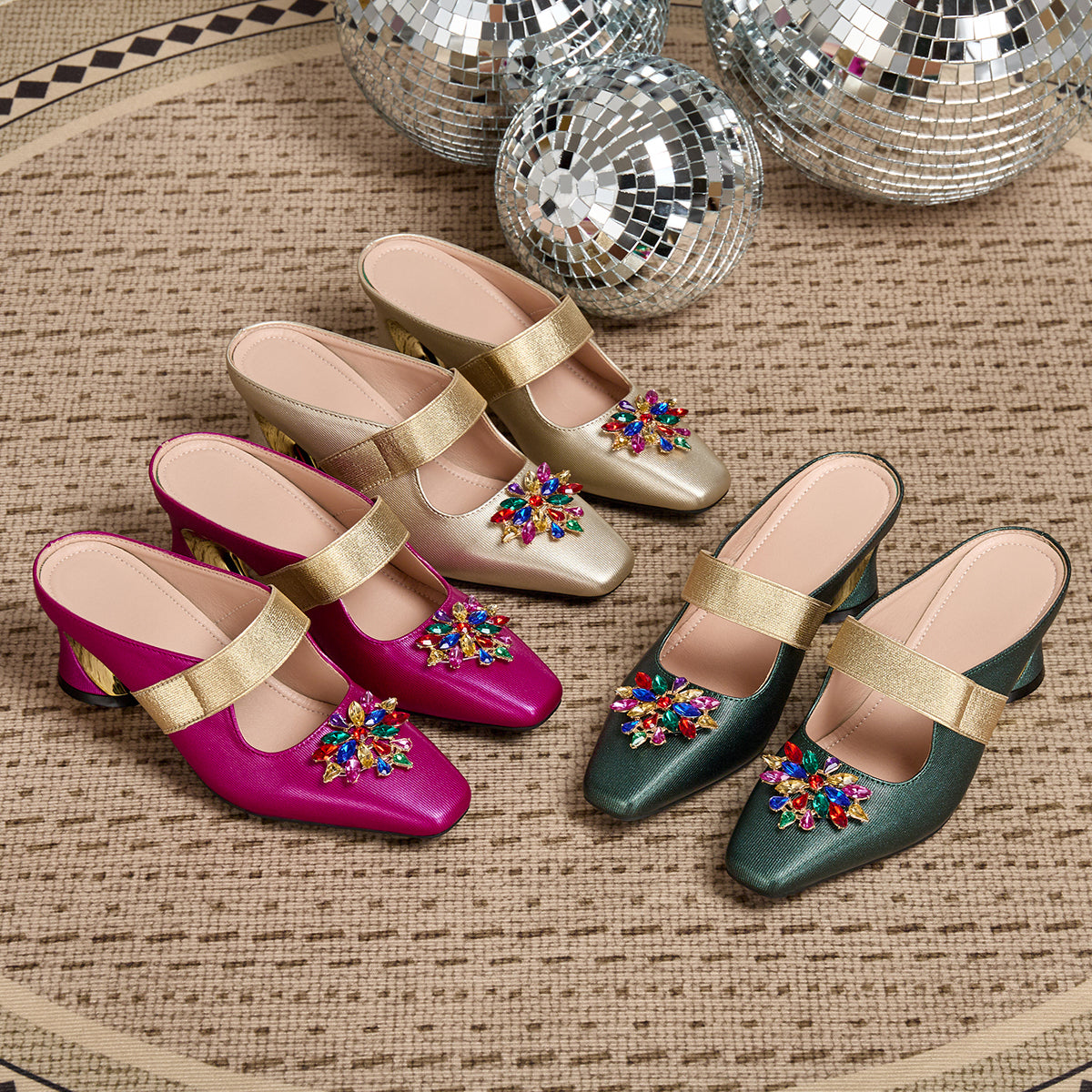 Elegant Women's High Heel Sandals, Fashionable Non-Tiring Thick Heel Slippers with Toe Cover, Suitable for Weddings, Balls, Parties, Casual Outdoor Wear, Women Shoes