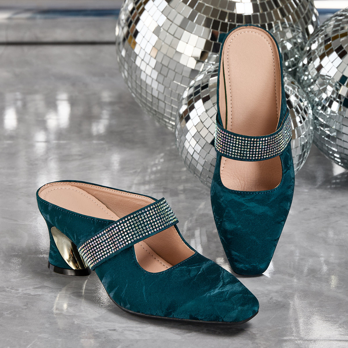 Elegant Women's Shiny Rhinestone High Heel Sandals Suitable for Dance Halls, Nightclubs, Etc, Women Shoes