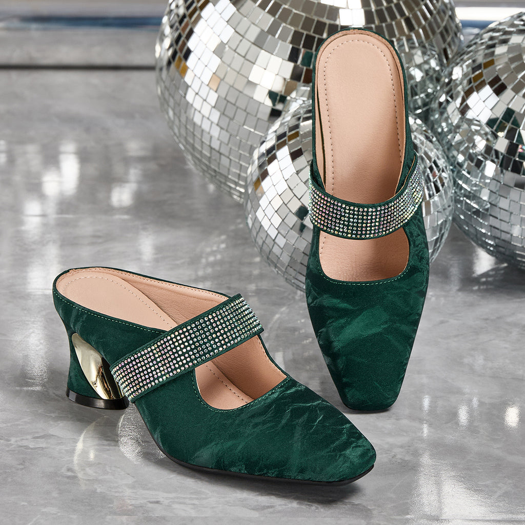 Elegant Women's Shiny Rhinestone High Heel Sandals Suitable for Dance Halls, Nightclubs, Etc, Women Shoes