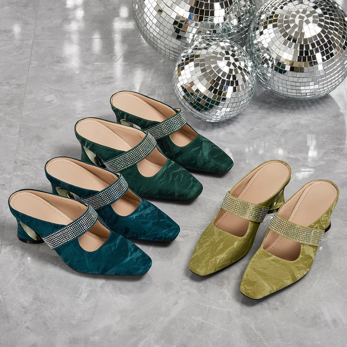 Elegant Women's Shiny Rhinestone High Heel Sandals Suitable for Dance Halls, Nightclubs, Etc, Women Shoes