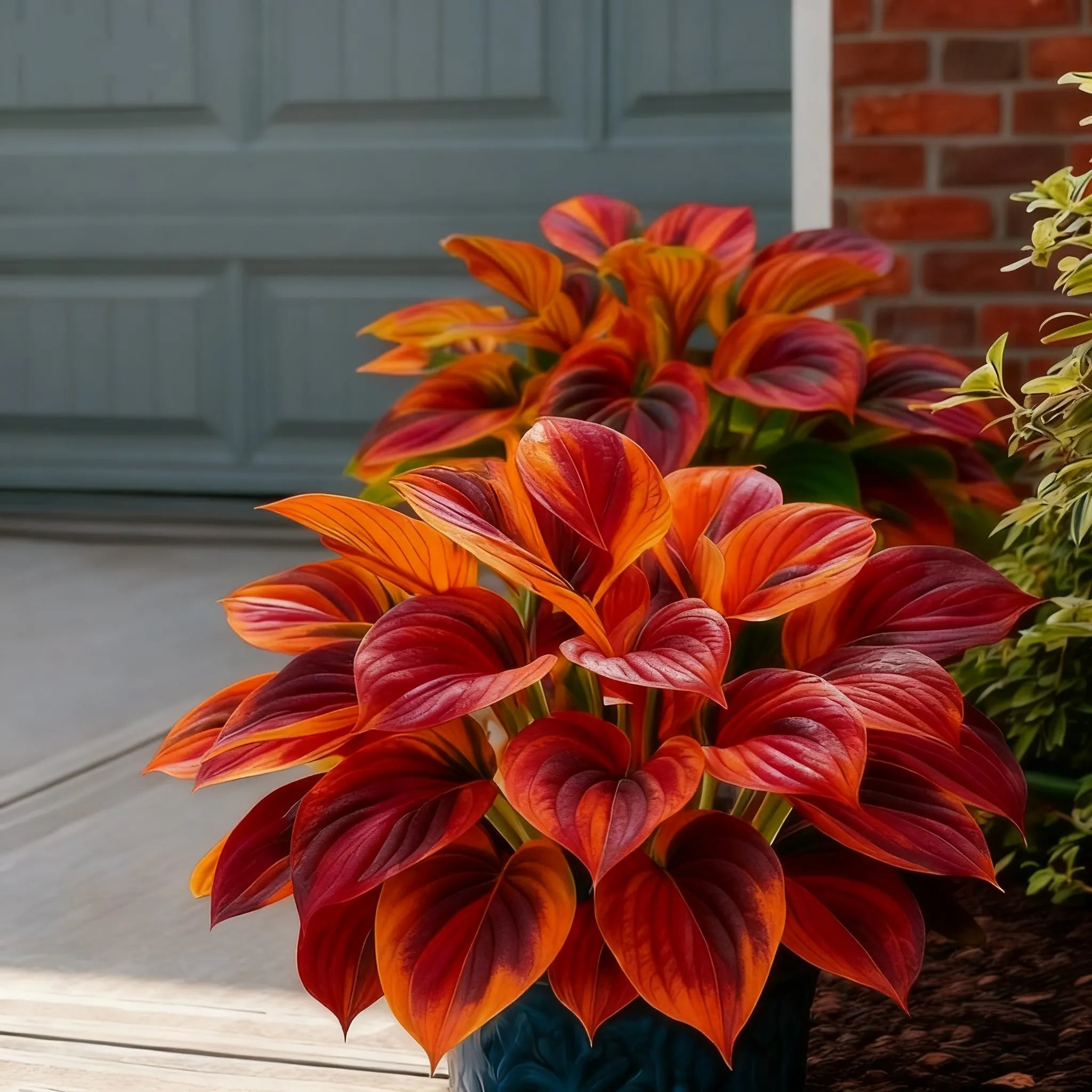 🌈🔥 Limited Edition Rainbow Flame Hostas -Rare Multicolor Foliage. Exclusive to Our Store 🌸