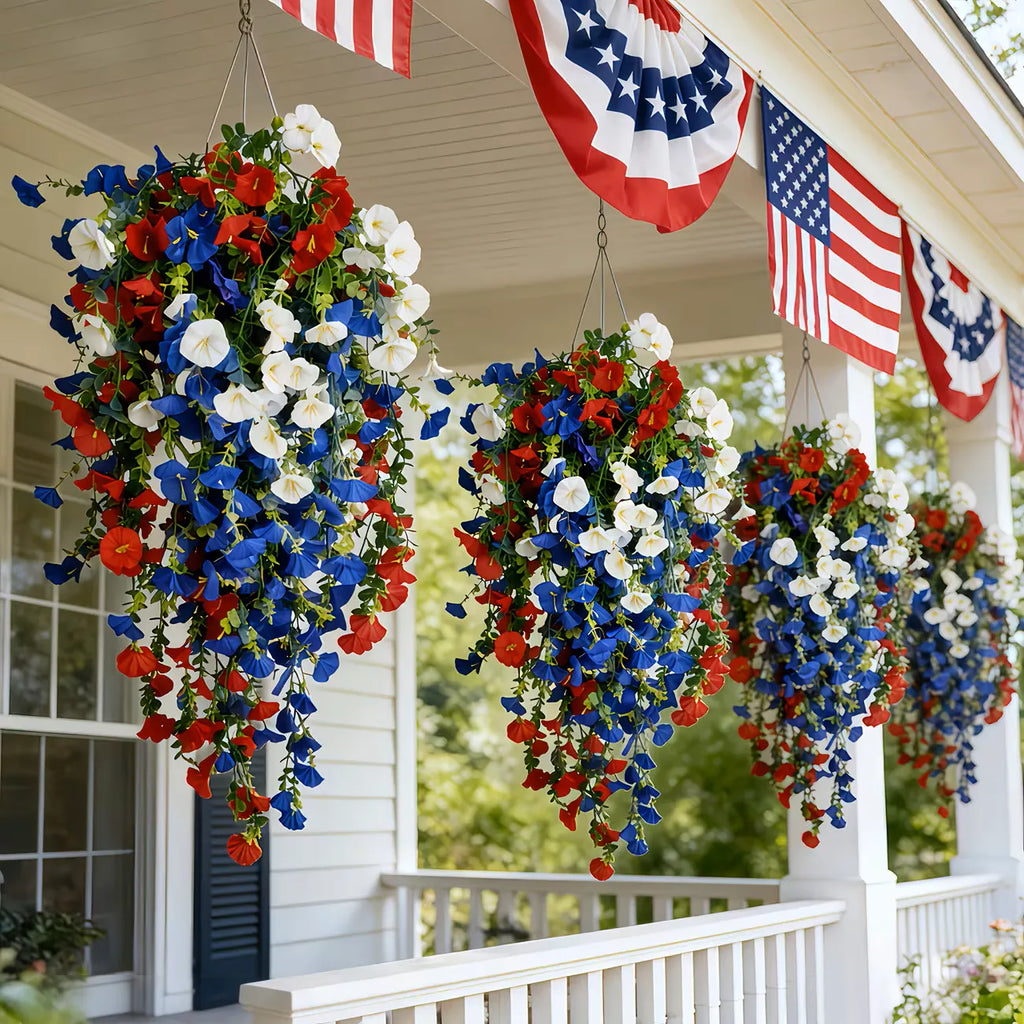🇺🇸4th of July Decoration Tricolor Patriotic Artificial Flower✨