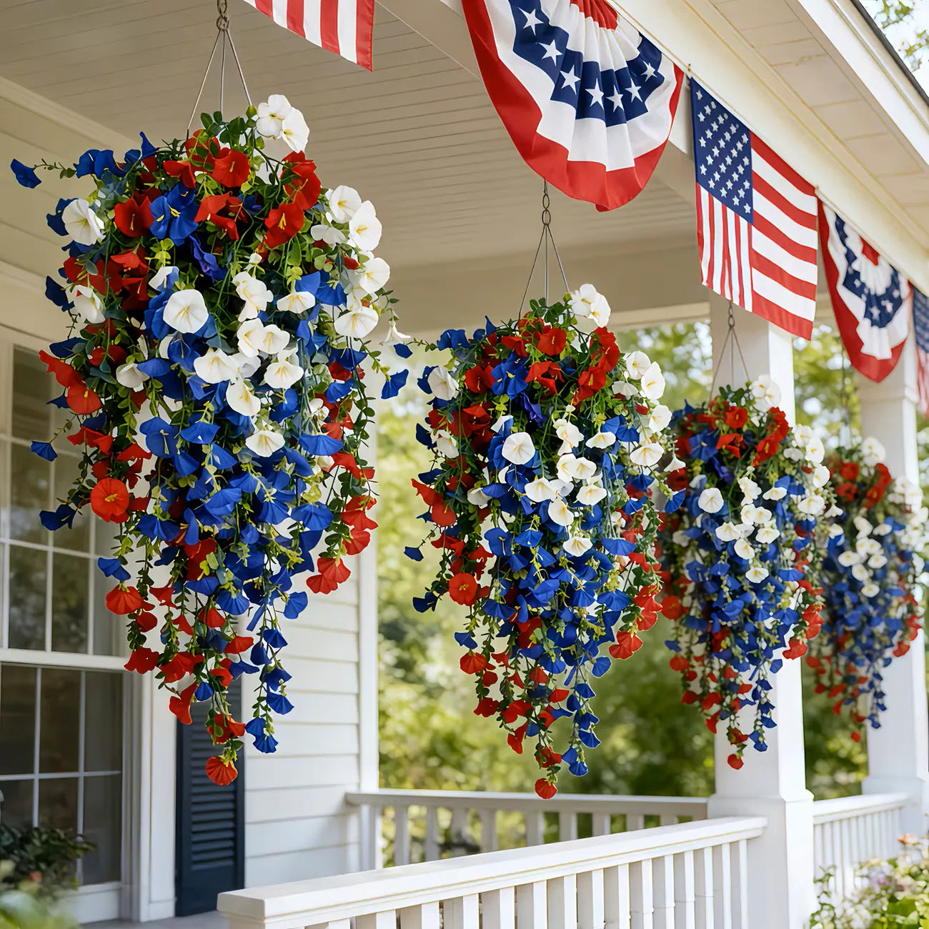 🇺🇸4th of July Decoration Tricolor Patriotic Artificial Flower✨