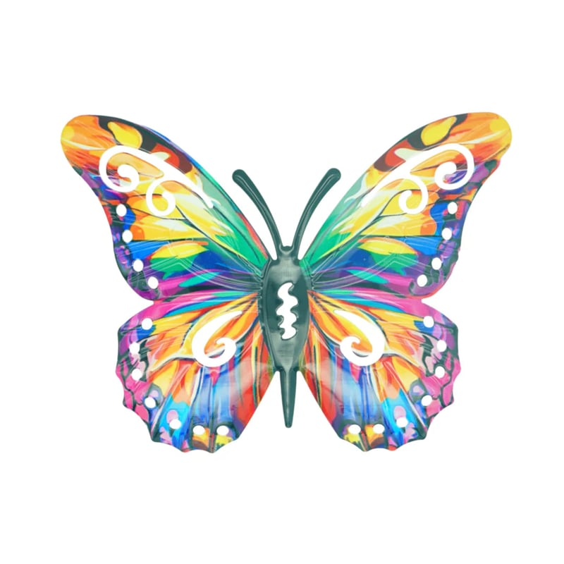 🦋Vibrant Metal Butterfly Wall Art – 4 Color Set