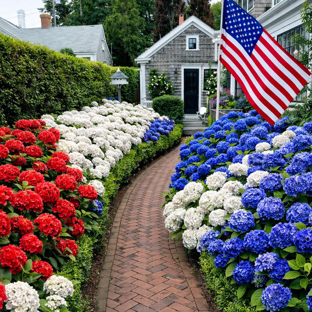 🔥 Limited Edition! Red. White & Blue Hydrangeas for America's 250th 🇺🇸
