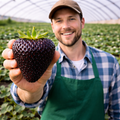 Giant Black Diamond Strawberries Seeds – Sweet. Nutrient-Rich & Easy to Grow at Home