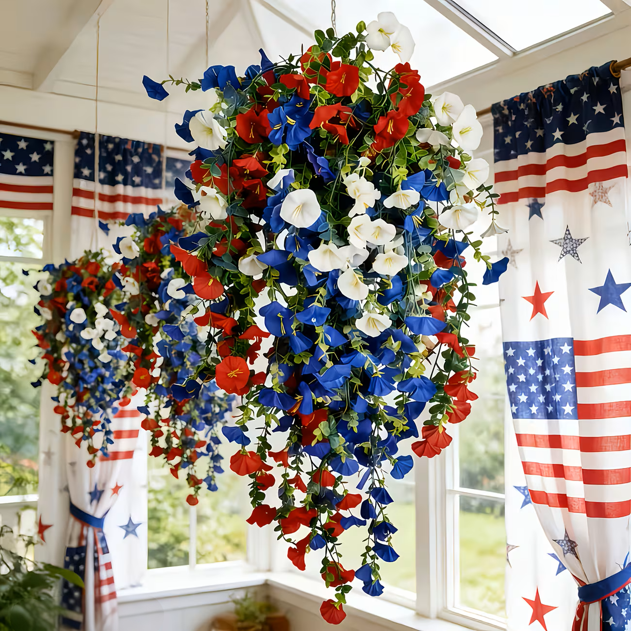 🇺🇸4th of July Decoration Tricolor Patriotic Artificial Flower✨