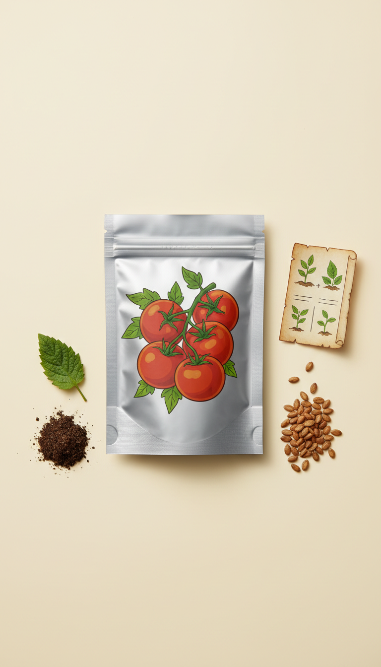 Tomato Seeds With Foil Pouch