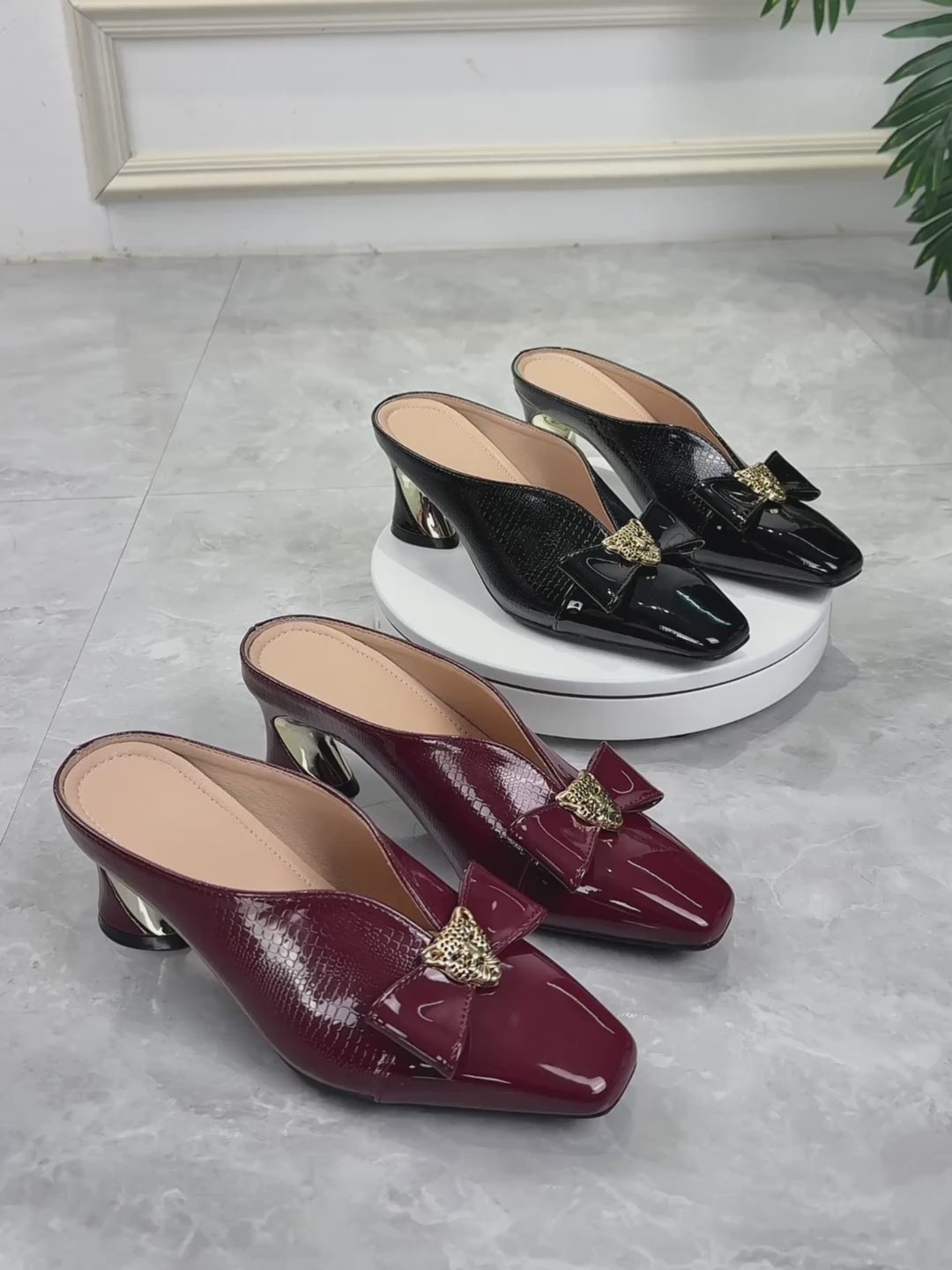 Elegant Women's High Heel Sandals with Chunky Block and Square Toe Slippers for Weddings, Balls, Parties & Casual Wear, Women Shoes